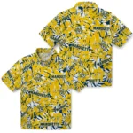 Marquette Golden Eagles Hawaiian Shirt – Hibiscus Overlay