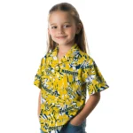 Marquette Golden Eagles Hawaiian Shirt – Hibiscus Overlay