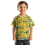 Marquette Golden Eagles Hawaiian Shirt – Hibiscus Overlay