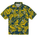 Marquette Golden Eagles Hawaiian Shirt – Monstera Layer