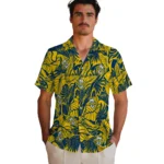 Marquette Golden Eagles Hawaiian Shirt – Monstera Layer