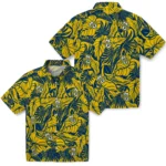 Marquette Golden Eagles Hawaiian Shirt – Monstera Layer