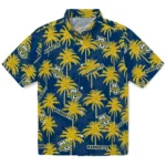 Marquette Golden Eagles Hawaiian Shirt – Palm Tree Motif
