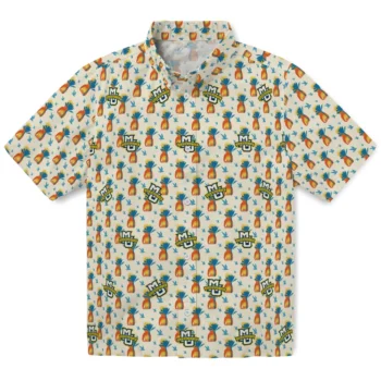 marquette golden eagles pineapple delight beige hawaiian shirts best selling