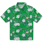 Marshall Thundering Herd Hawaiian Shirt – Flamingo and Hibiscus