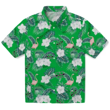 marshall thundering herd flamingo palms green hawaiian shirts best selling