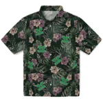 Marshall Thundering Herd Hawaiian Shirt – Hibiscus Leaves Pattern