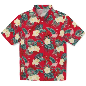 maryland terrapins flamingo palms red hawaiian shirts best selling