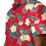 Maryland Terrapins Hawaiian Shirt – Flamingo and Hibiscus
