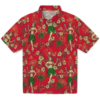 maryland terrapins hawaiian girls design red hawaiian shirts best selling