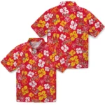 Maryland Terrapins Hawaiian Shirt – Hibiscus Flower Design