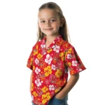 Maryland Terrapins Hawaiian Shirt – Hibiscus Flower Design