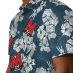 Maryland Terrapins Hawaiian Shirt – Hibiscus Flowers