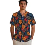 Maryland Terrapins Hawaiian Shirt – Hibiscus Foliage