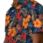 Maryland Terrapins Hawaiian Shirt – Hibiscus Foliage