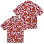Maryland Terrapins Hawaiian Shirt – Hibiscus Motif