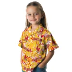 Maryland Terrapins Hawaiian Shirt – Hibiscus Overlay