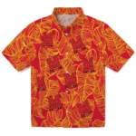 Maryland Terrapins Hawaiian Shirt – Leaf Outline