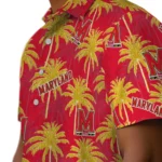 Maryland Terrapins Hawaiian Shirt – Palm Tree Motif