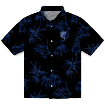 memphis grizzlies bamboo branches blue black hawaiian shirts best selling