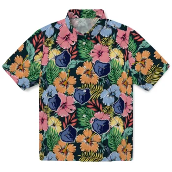 memphis grizzlies brilliant hibiscus garden hawaiian shirts best selling