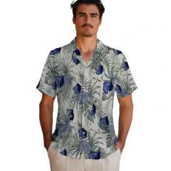 memphis grizzlies hibiscus designs beige hawaiian shirts fashion forward