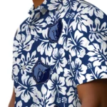 Memphis Grizzlies Hawaiian Shirt – Hibiscus Motif