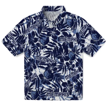 memphis grizzlies hibiscus overlay hawaiian shirts best selling