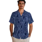 Memphis Grizzlies Hawaiian Shirt – Leaf Outline