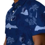 Memphis Grizzlies Hawaiian Shirt – Palm And Clouds