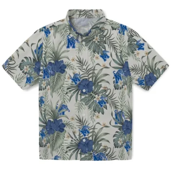 memphis tigers hibiscus designs beige hawaiian shirts best selling