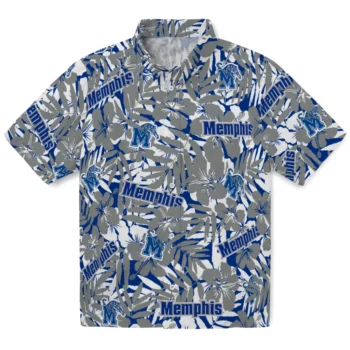 memphis tigers hibiscus overlay hawaiian shirts best selling