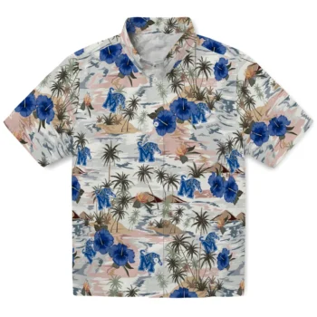 memphis tigers hibiscus seaside white hawaiian shirts best selling