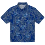 Memphis Tigers Hawaiian Shirt – Leaf Outline
