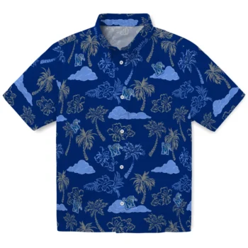 memphis tigers palm and clouds blue hawaiian shirts best selling
