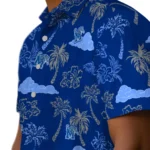 Memphis Tigers Hawaiian Shirt – Palm And Clouds