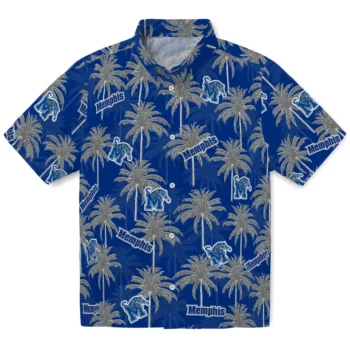 memphis tigers palm grove blue hawaiian shirts best selling