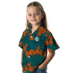 Miami Dolphins Hawaiian Shirt – 50th State Flower