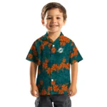 Miami Dolphins Hawaiian Shirt – 50th State Flower