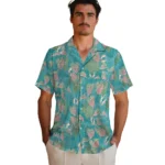 Miami Dolphins Hawaiian Shirt – Anthurium Overlay