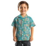 Miami Dolphins Hawaiian Shirt – Anthurium Overlay