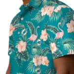 Miami Dolphins Hawaiian Shirt – Flamingo and Hibiscus