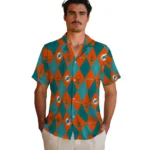 Miami Dolphins Hawaiian Shirt – Golfing Plaid