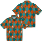 Miami Dolphins Hawaiian Shirt – Golfing Plaid