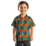 Miami Dolphins Hawaiian Shirt – Golfing Plaid