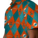 Miami Dolphins Hawaiian Shirt – Golfing Plaid