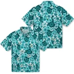 Miami Dolphins Hawaiian Shirt – Hibiscus Blooms