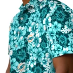 Miami Dolphins Hawaiian Shirt – Hibiscus Blooms