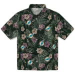 Miami Dolphins Hawaiian Shirt – Hibiscus Leaves Pattern