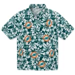 Miami Dolphins Hawaiian Shirt – Hibiscus Motif